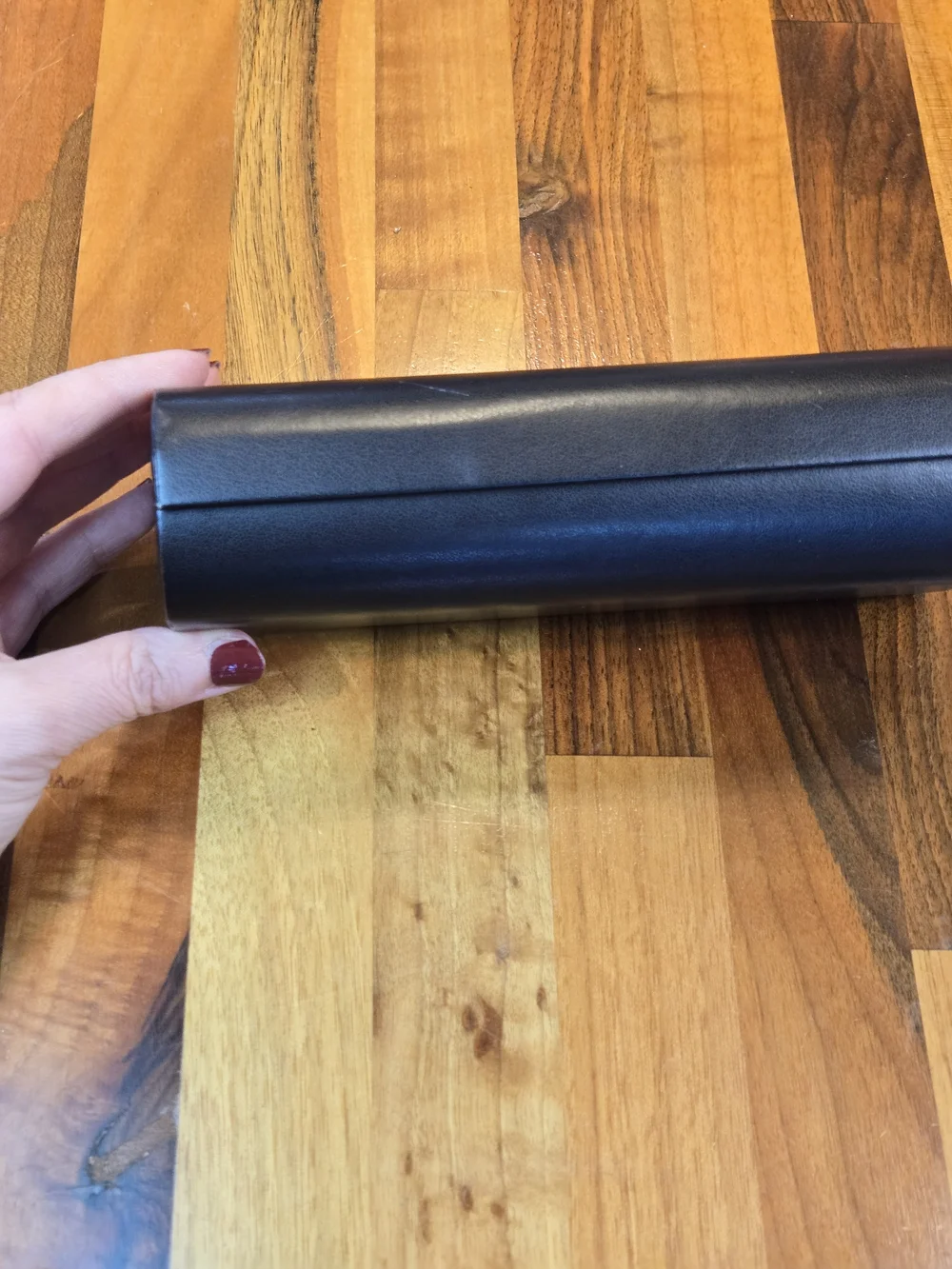 Authentic Balenciaga Black Leather Eyewear Sunglasses Case